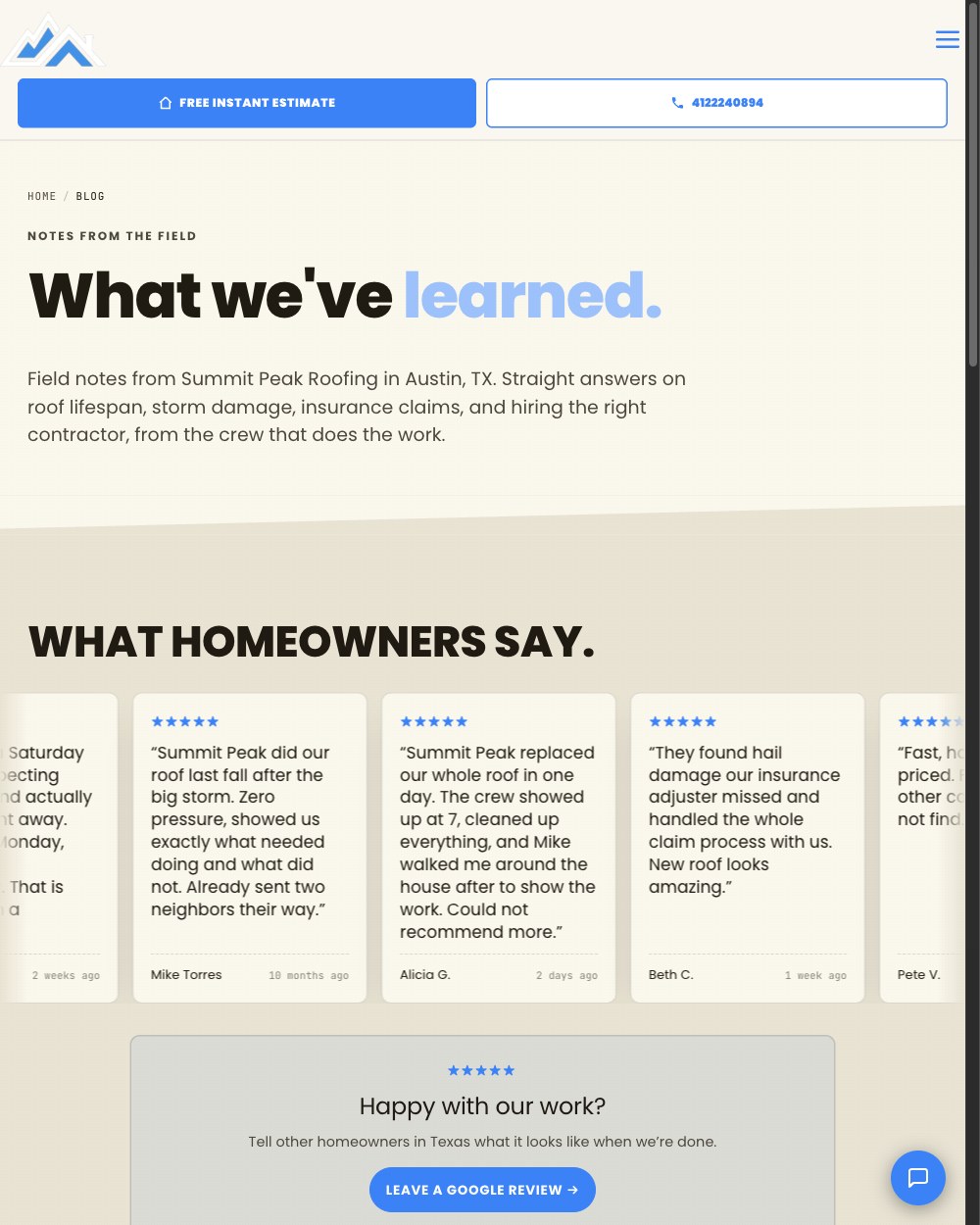 Blog of a Base Layer website